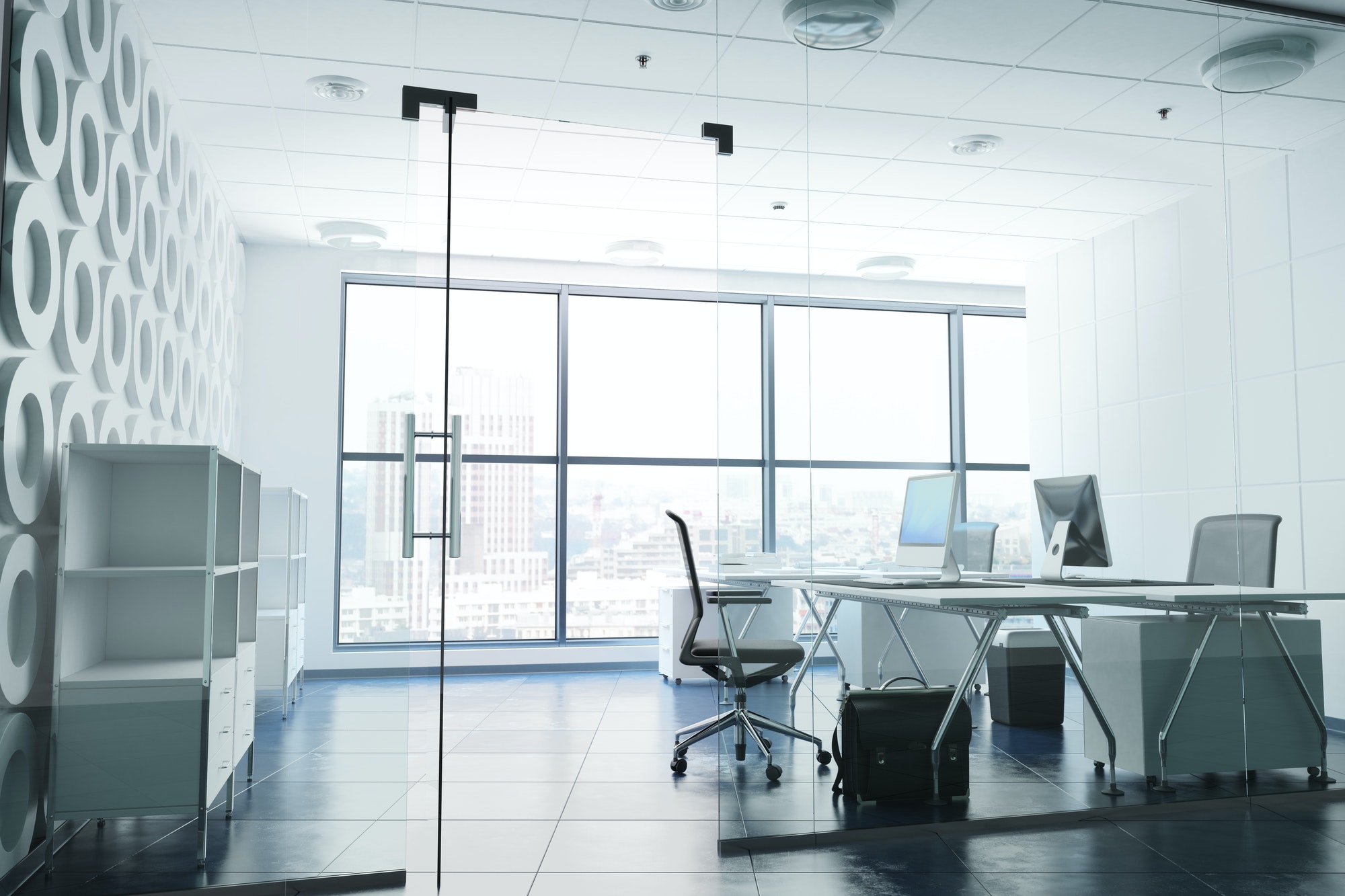 Office high rise workplace